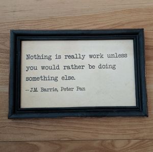 Peter Pan Quote Wall Hanging